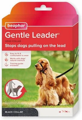 Beaphar Gentle Leader Head Collar for Dogs, Dog Lead Head Collar Prevent Pulling