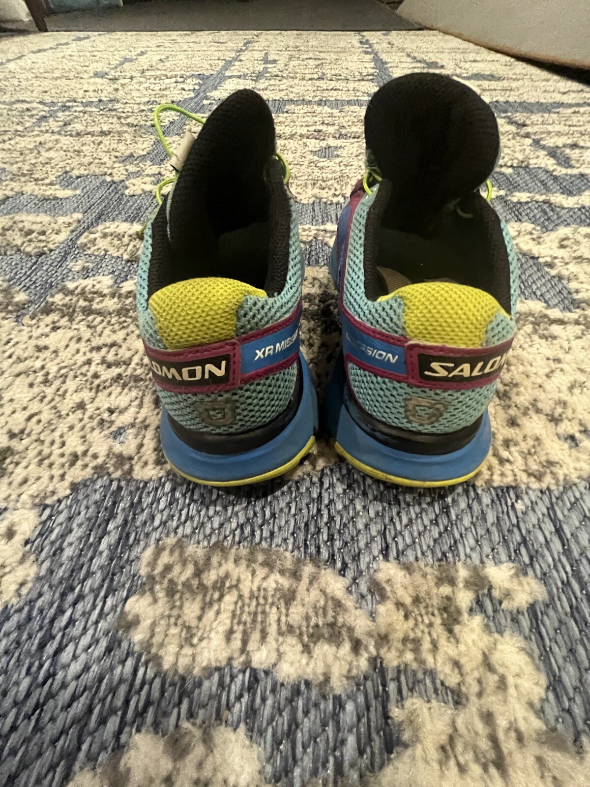 Salomon Scarpa Donna XR Mission 3 Athletic Trail Running (171383) Blu Taglia 6 M