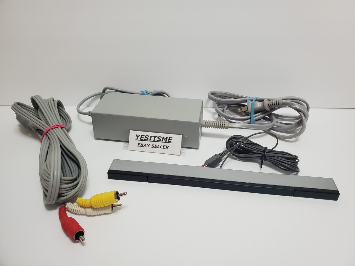 その他 wii OEM Nintendo Wii Sensor Bar and A/V Cable and Power Supply