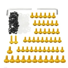 158PCS Universal Fairing Bolts Screws Bodywork Kit Motorcycle Touring Chopper