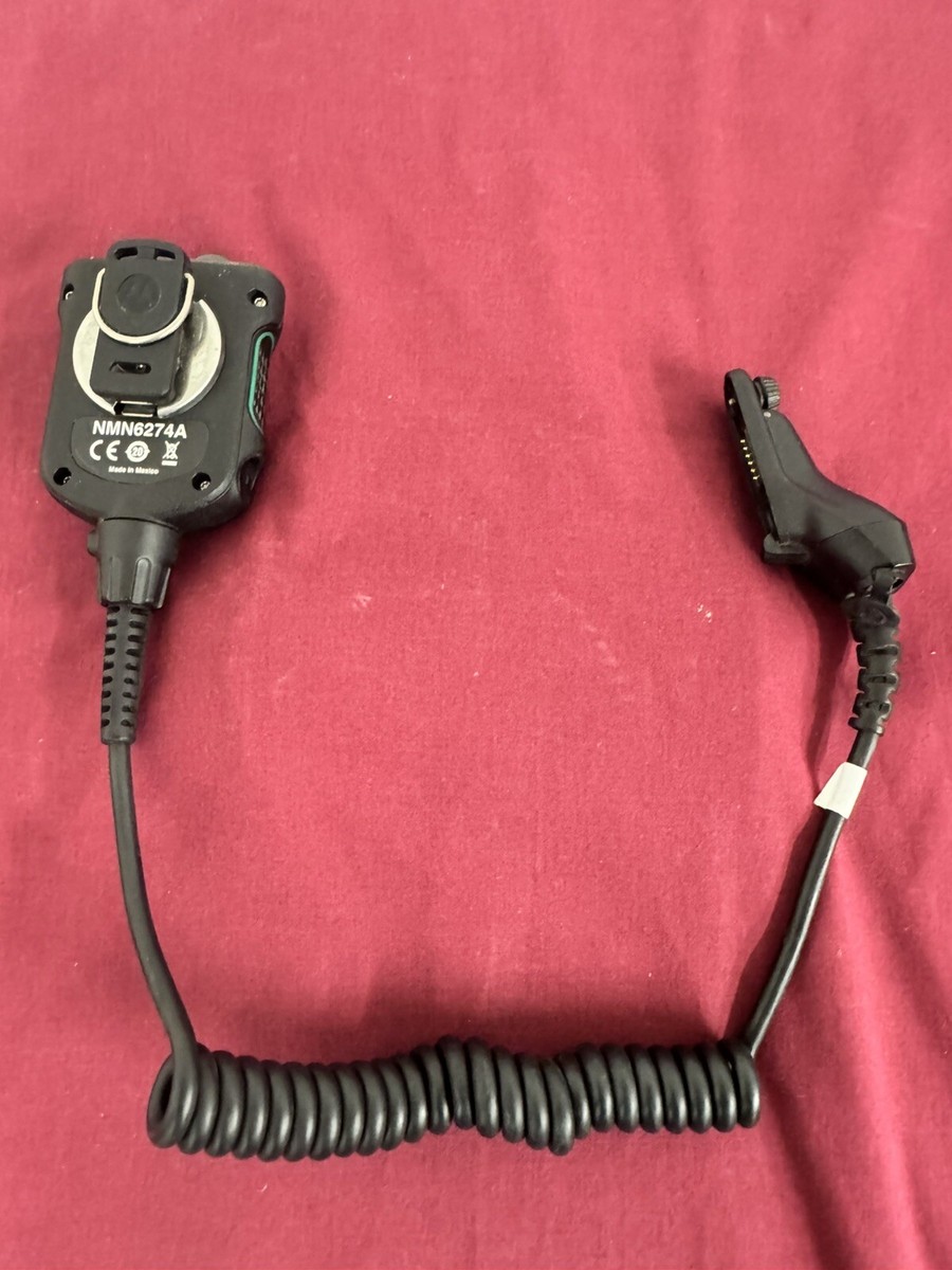 MOTOROLA XTS対応純正NMN6193Cマイク・アンテナ・チャンネルノブ Motorola NMN6193C Noise Cancelling Speaker Mic - NMN6193