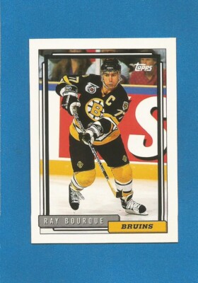 Ray Bourque HOF 1992-93 TOPPS NHL Hockey #221 (MINT) Boston Bruins