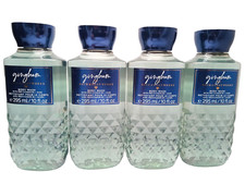 4 NEW BATH AND BODY WORKS GINGHAM BODY WASH 10 OZ BOTTLES FREE SHIPING