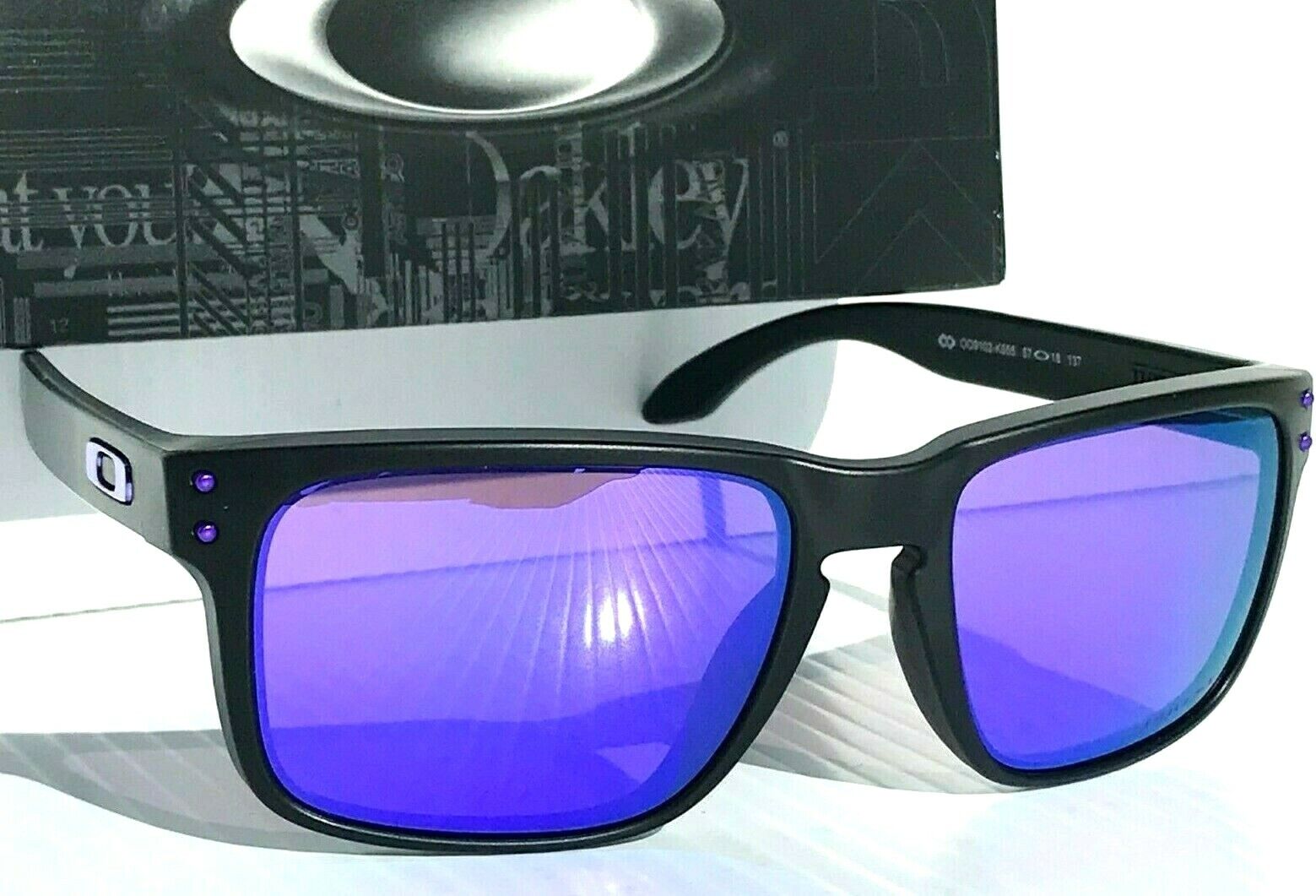 Oakley Holbrook PRIZM Violet Sunglasses + Cyber Case – Green Gridiron, Inc.