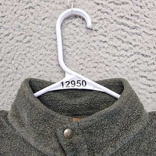 Norm Thompson Sweater Pullover Mens Size Medium Gray Fleece 1/4 Snap - Picture 9 of 9