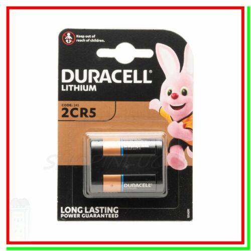 DURACELL 2CR5 Batteria Pila 245 EL2CR5 2CR5R Litio 6v 6 lithium Photo Flash Foto - Imagen 1 de 2