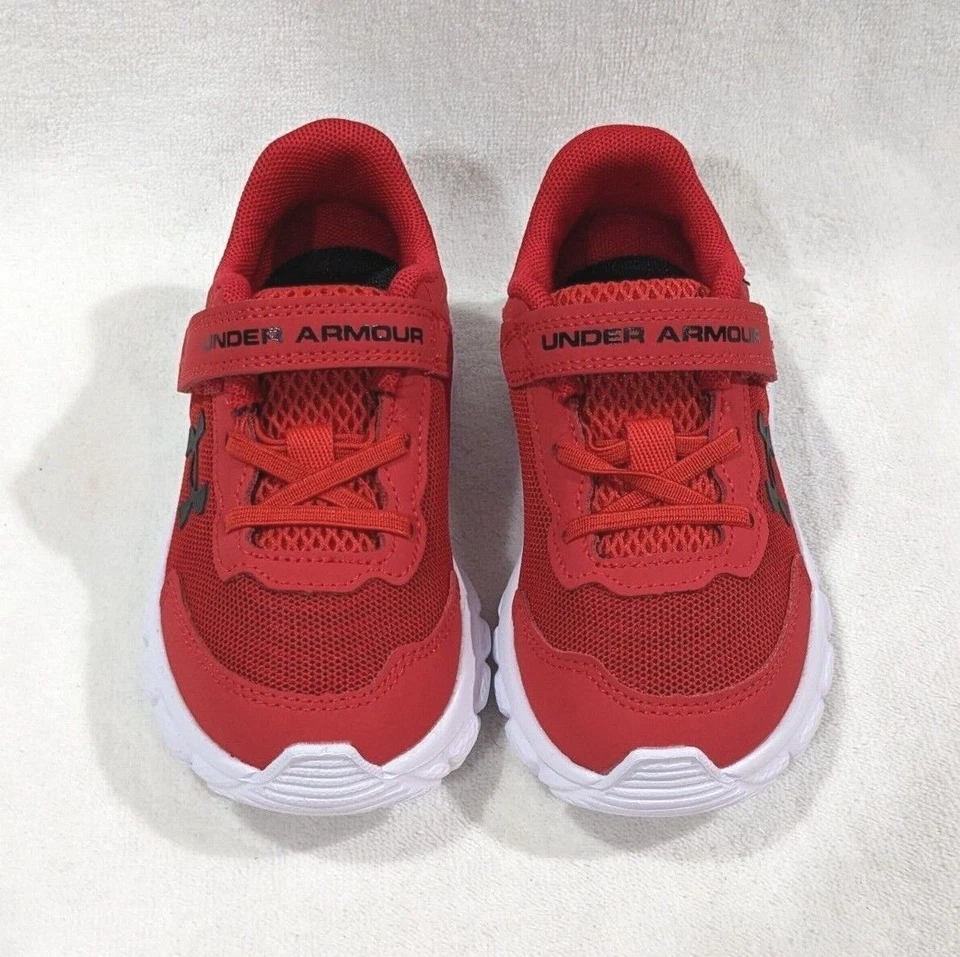 Zapatillas Under Armour para niños pequeños UA BINF Assert 9 rojas/blancas-talla 6/7/8/9/10K NB Foto 3 de 4