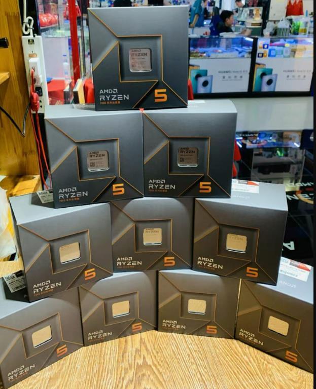 AMD Ryzen 5 7500F CPU 6 Cores 12 Threads 5.0GHz Processors AMD Ryzen 5 7500F CPU 6 Cores 12 Threads 5.0GHz Processors