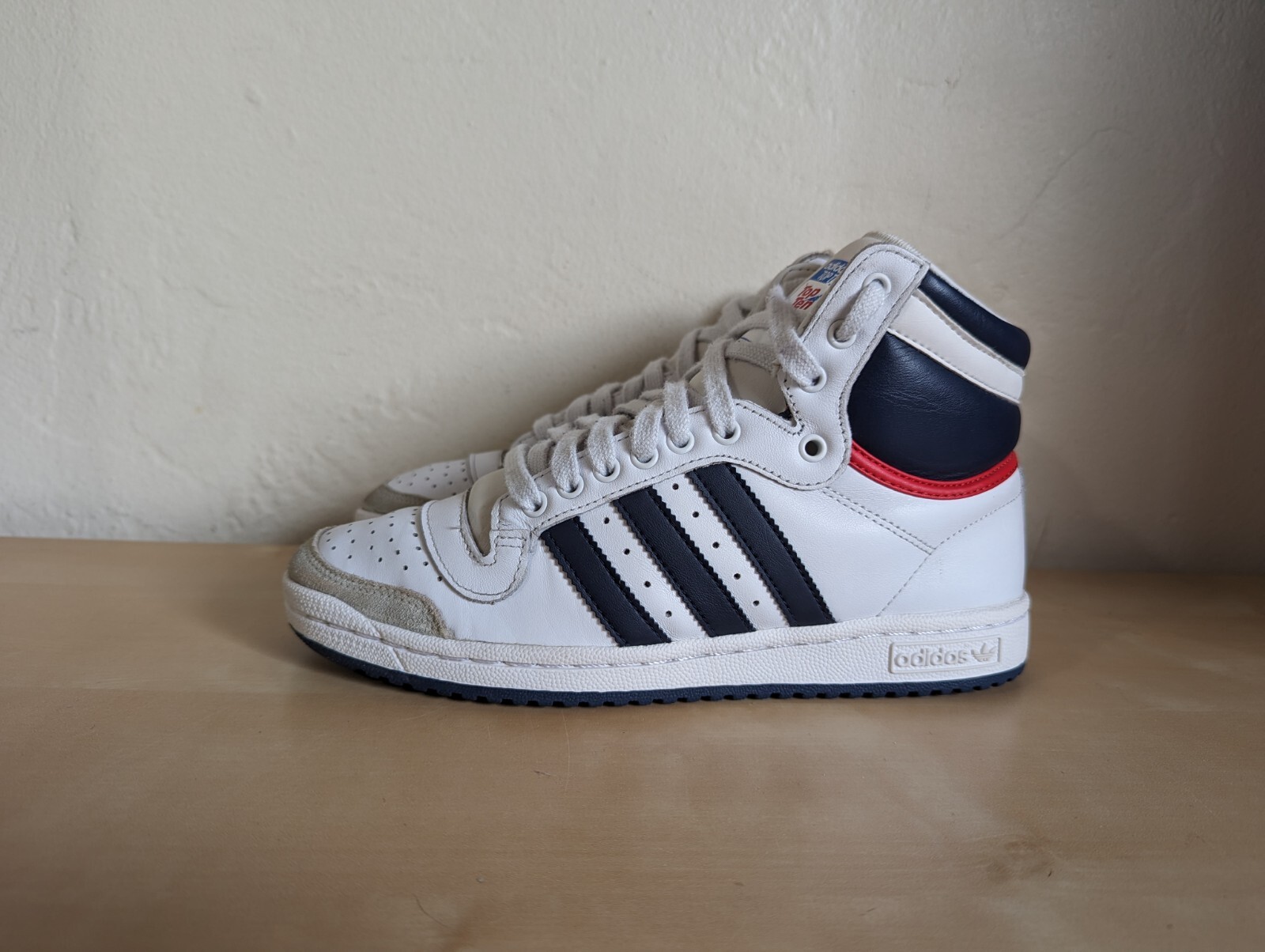 Size+6.5++adidas+Top+Ten+High+White++D65161 for sale online eBay