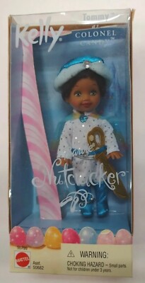Nutcracker Tommy As Colonel Candy Doll 2001 Kelly Mattel 50799 NEW Barbie Friend