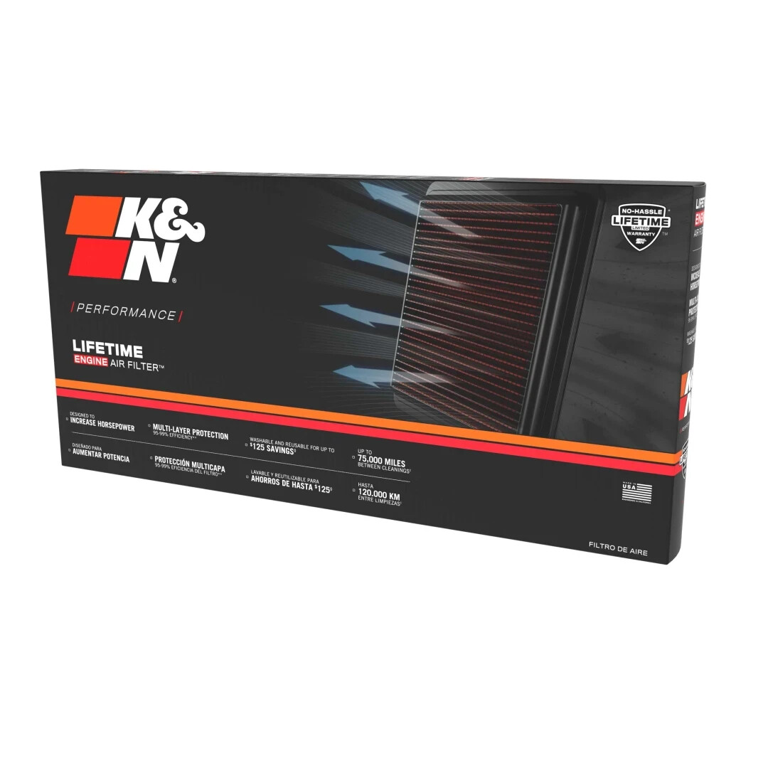 K&N High-Flow Original Engine Air Filter For  Jaguar/Daimler/Triumph/Ford/Lotus