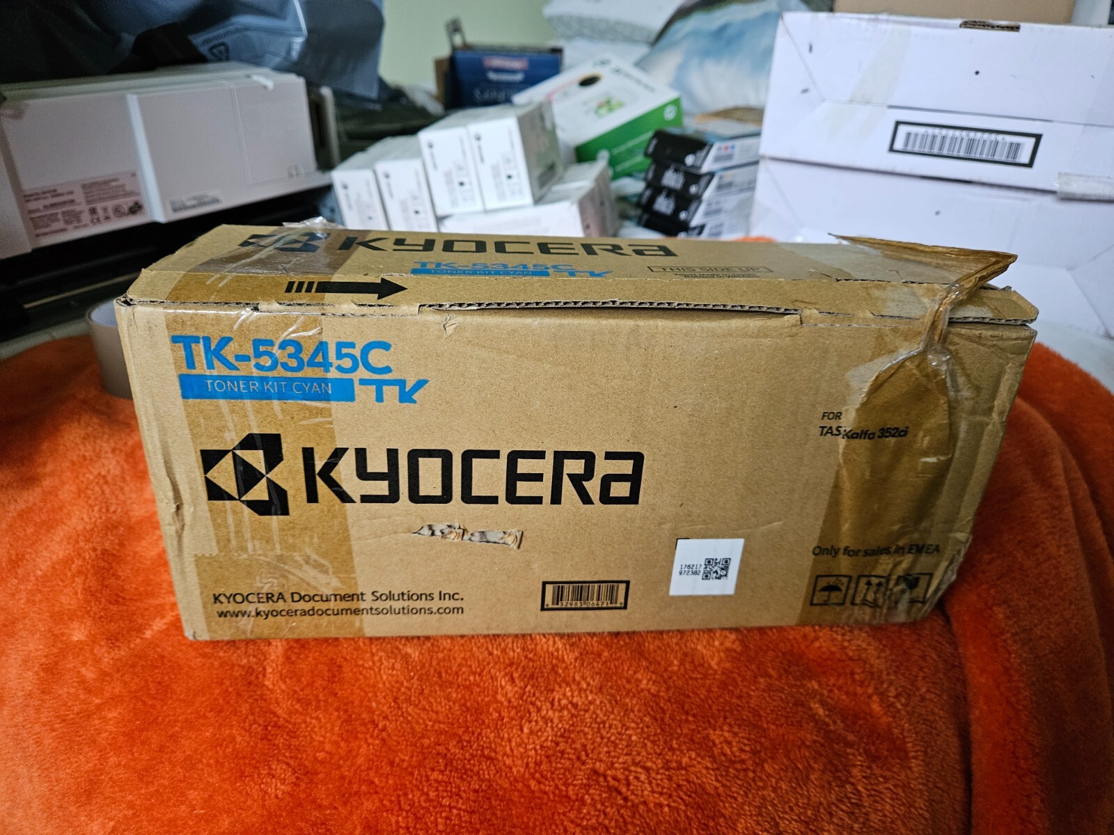 Genuine Kyocera TK-5345C Cyan Toner Cartridge Taskalfa 352ci Vat Inc