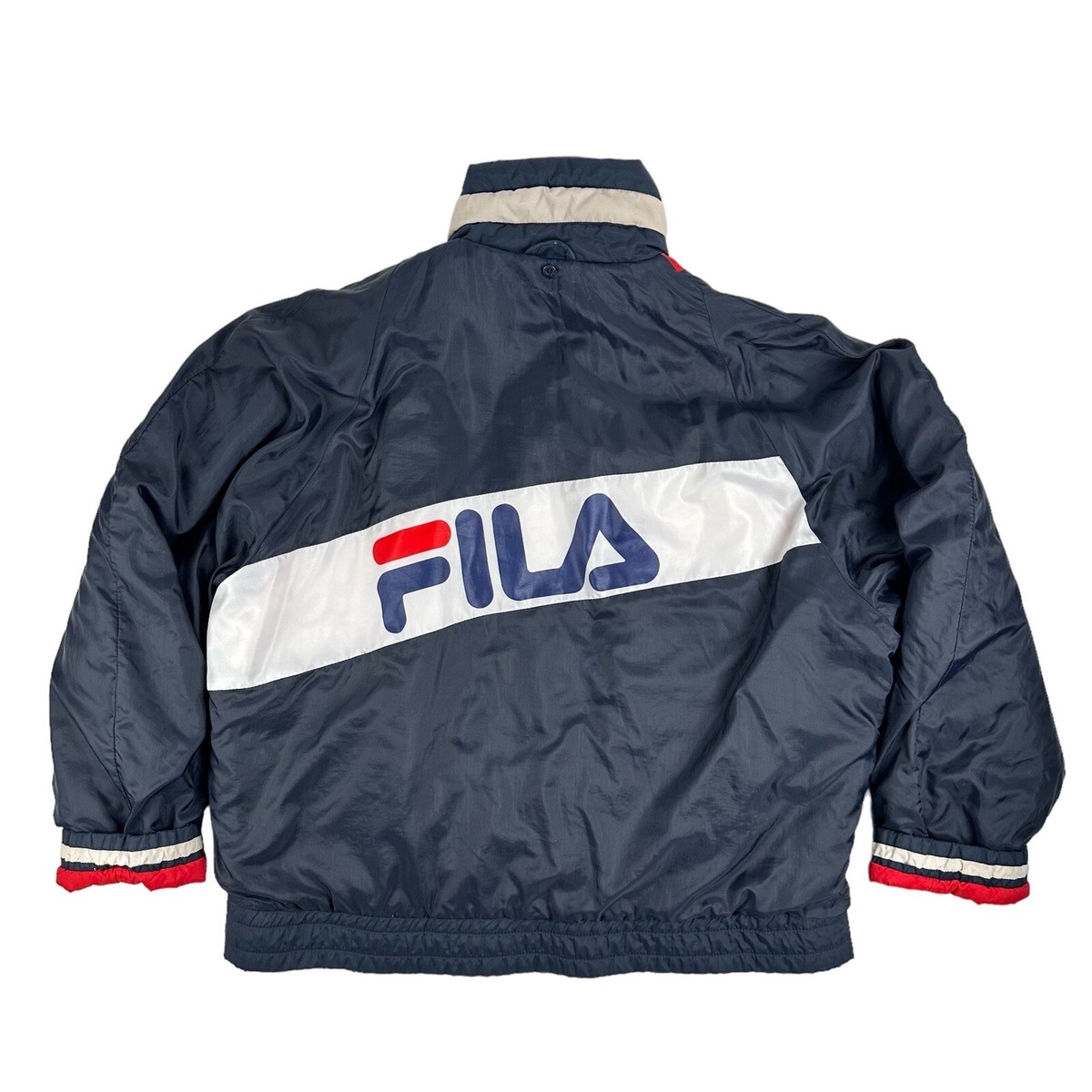 Vintage FILA Full Zip Bomber Jacket L/XL Reversible 90s | eBay Vintage FILA Full Zip Bomber Jacket L/XL Reversible 90s | eBay