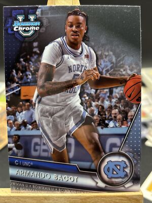 2024 Bowman University Chrome Basketball Buy 1 get 1 free - Base and Inserts