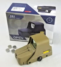 Sabre Tactical Holographic Sight Weapon Scope Red & Green Dot 551 Tan