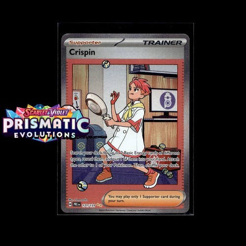 Pokemon Prismatic Evolutions: Choose Your Card! Reverse Holo/Holo EX Full Art NM - Picture 167 of 173