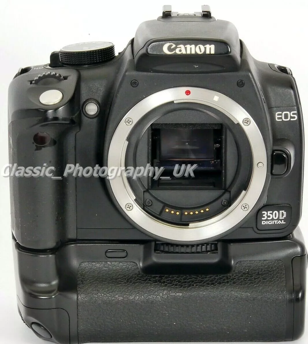 Canon EOS 350D 8MP Digital SLR Camera Battery Grip Strap BAG