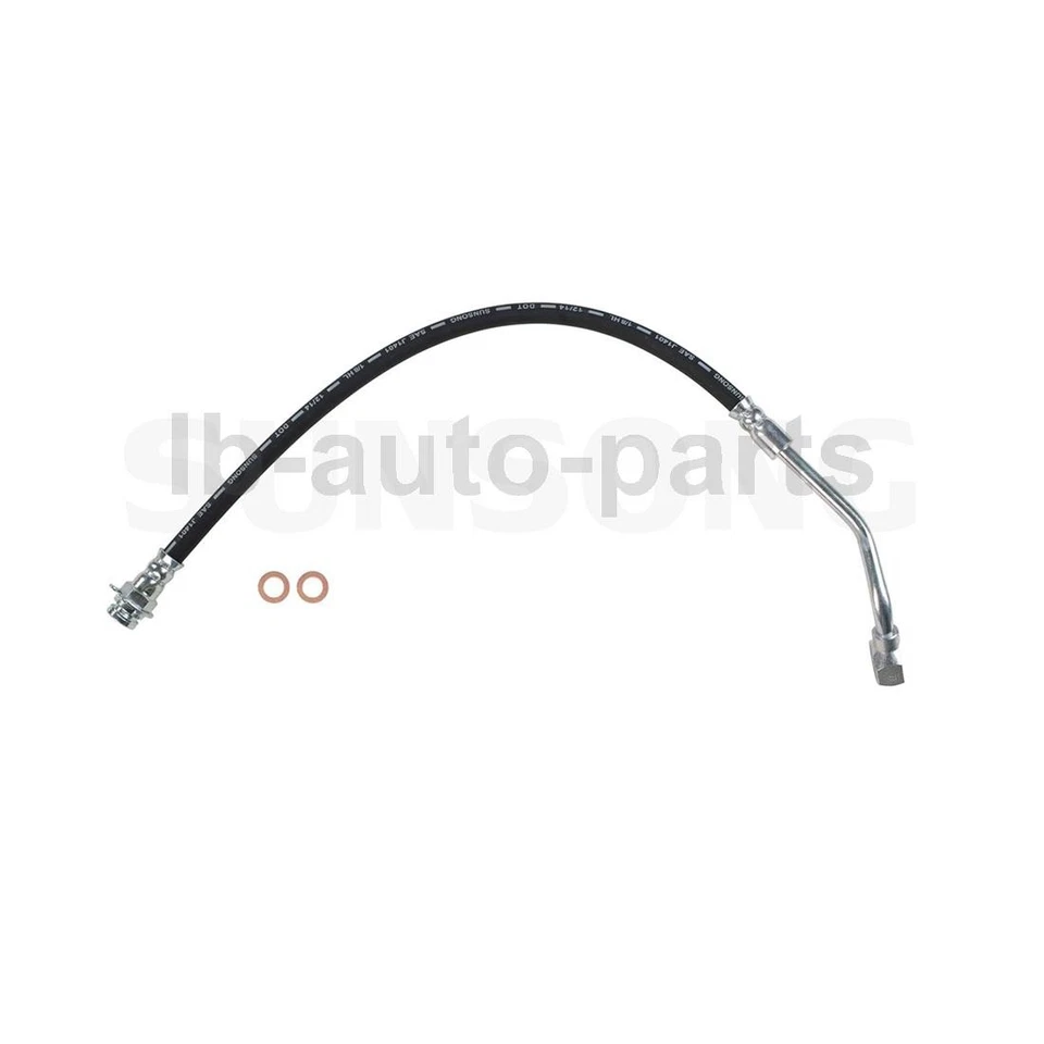 2X Front Brake Line Hose Sunsong For For Chevrolet K20 1981 1982 1983 1984 1985 - Image 4 of 4