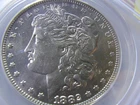 1882-O morgan dollar, anacs au-58, looks great