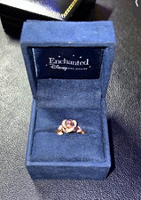 Enchanted Disney Fine Jewelry 14k Rose Gold Diamond Band Ring Size 6 Box