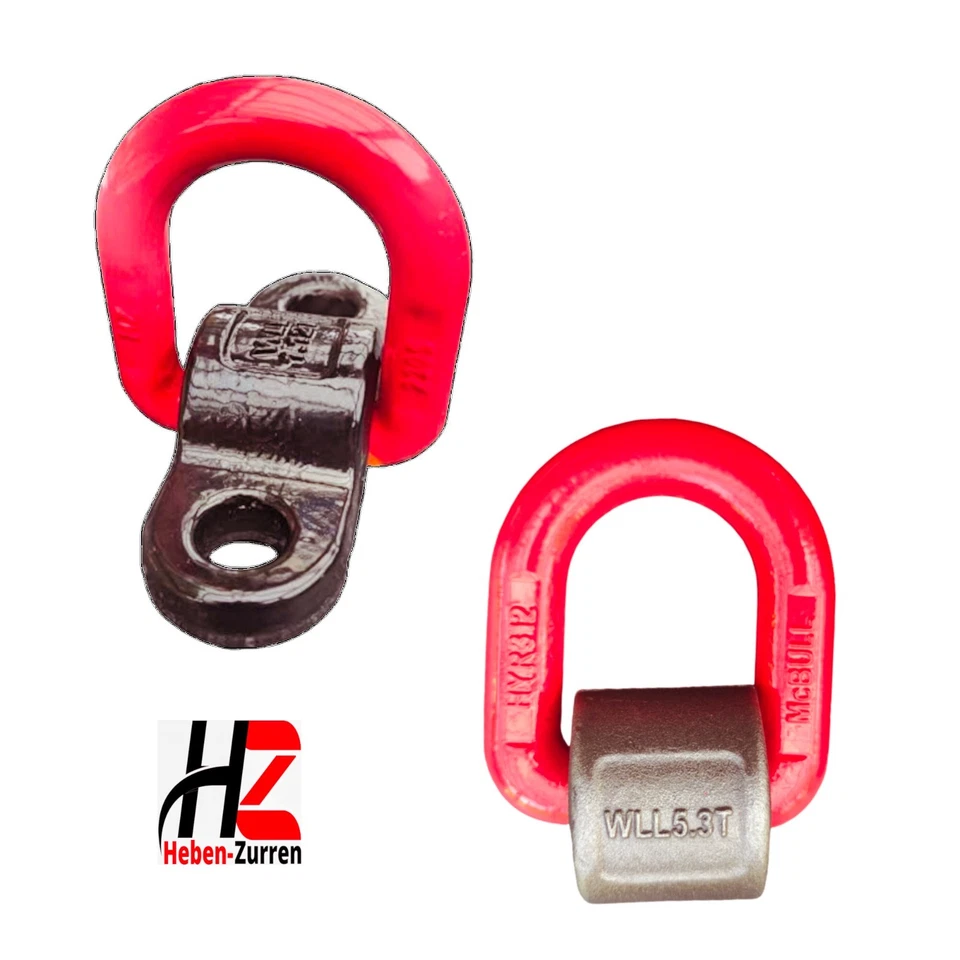 HZ HEBEN-ZURREN Anschlagpunkt schraubbar & schweißbar GK8 – geprüft nach EN 1677-1