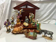 Franklin Mint The Nativity Scene Near Complete Set Missing North Star