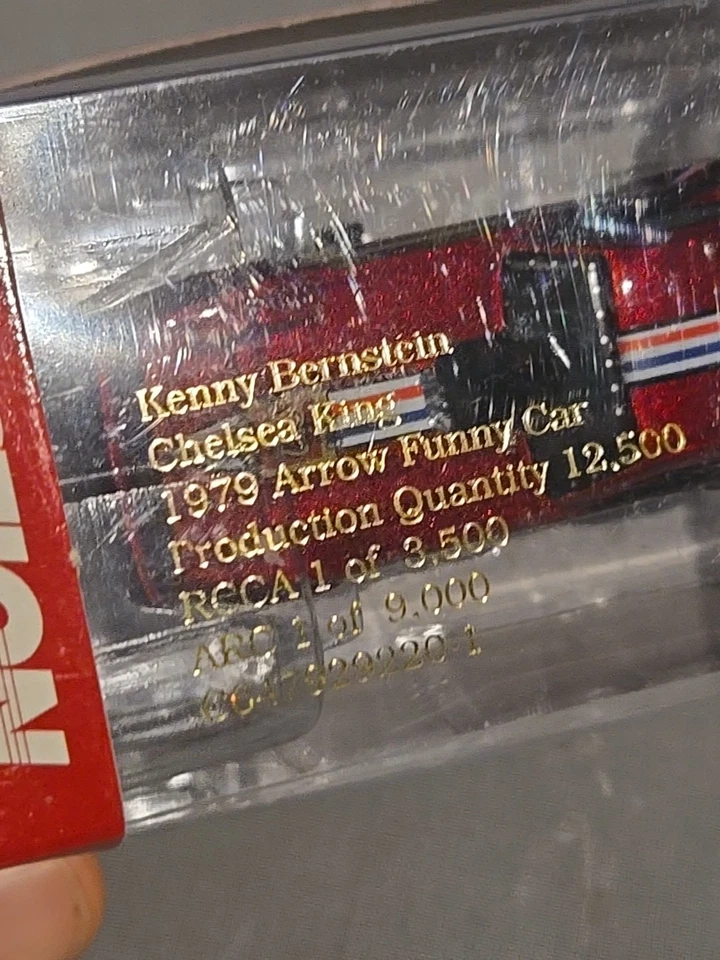 Action 1/64 1979 Kenny Bernstein Chelsea King 1979 Plymouth Arrow Funny Car   - Image 3 of 4
