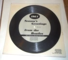 THE BEATLES 1964 SEASON'S GREETINGS - FAB CLUB 331/3 7'' CARDBOARD RECORD