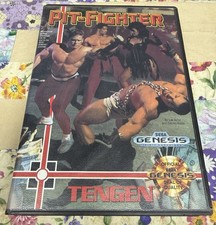 Pit-Fighter (Sega Genesis, 1991) CIB, TESTED, FAST SHIPPING 🔥🔥