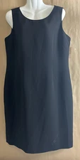 Jones Studio Separates Black Dress, Size 16P Sleeveless Cocktail Career Corpcore