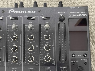 Pioneer DJM-800 Professional 4-Channel DJ Mixer Beat Effects Sound