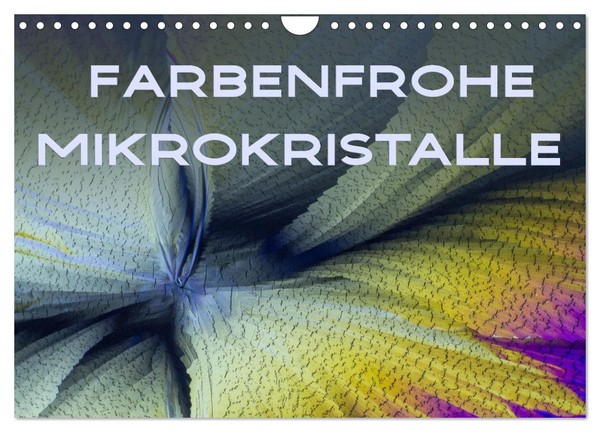 "Calendar 2027 · US Version · Colorful Microcrystals (Wall Calendar 2027 12\" × 8\""-image