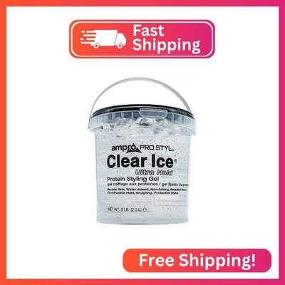 AmPro Pro Styl Clear Ice Styling Gel - Protects and Strengthens Your Strands - N