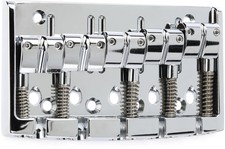 Gotoh 404BO-5 5-string Bass Bridge - Chrome