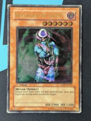Beflügelter Geist SOD-DE027 1st Auflage Ultimate Rare DE Poor YUGIOH