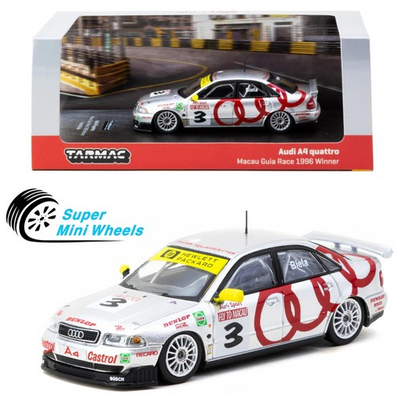 #ad #ad Tarmac Works 1:64 Audi A4 Quattro #3 Macau Guia 1996 Winner $23.99