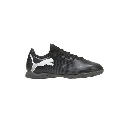 リピート専用 PUMA Future 7 Play Indoor Soccer Youth Boys Black Sneakers