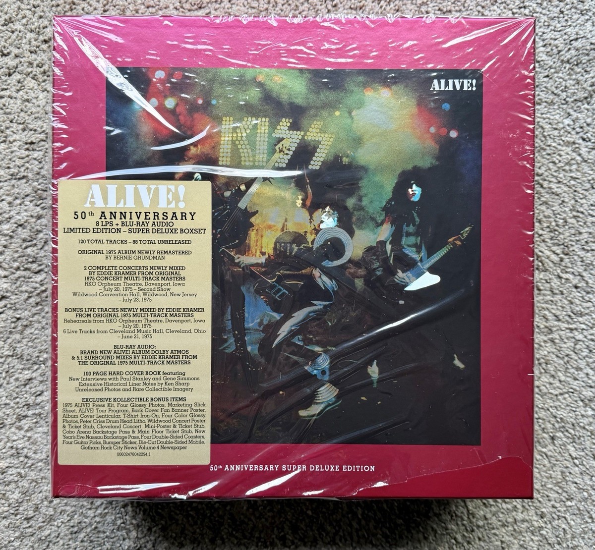 KISS 『Alive!』50周年記念スーパーデラックスエディション ボックス KISS ALIVE! 50th Anniversary Super Deluxe ** EMPTY BOX ONLY ** | eBay