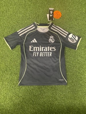 adidas Youth Real Madrid Away Jersey Mbappe #10 Y-Small - Black