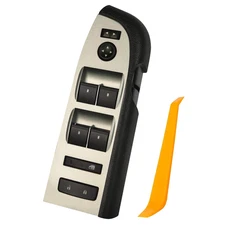 Master Power Window Switch with Black Bezel for 2010-2013 Chevrolet Silverado GM