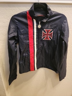 Vintage West Coast Choppers Racing Jacket Medium Signed Jesse's