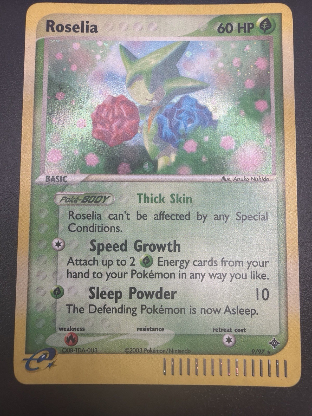 Pokemon TCG EX Dragon #9/97 Roselia Holo MP