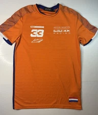 Official Max Verstappen Red Bull Racing Fan Jersey XS - Mint Condition Orange