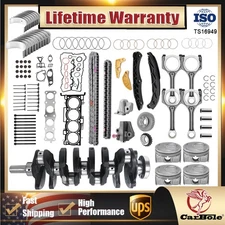 Engine Rebuild Overhaul Kit Crankshaft Con Rods G4KJ For 11-20 Hyundai Kia 2.4L