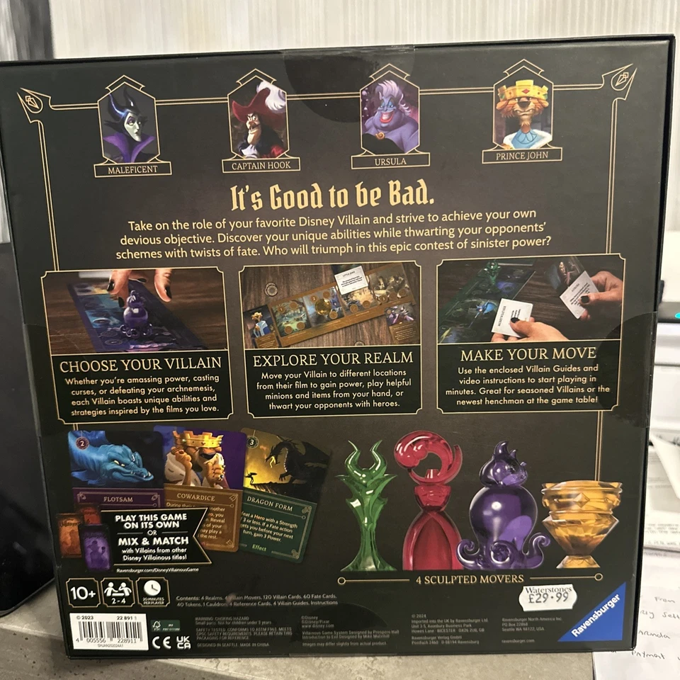 Ravensburger Disney Villainous Strategy Board Game 2-6 Players, New Sealed Box - Image 2 of 4