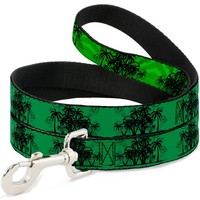 "Dog Leash 6-FEET Palm Trees Narrow 0.5\" (Us Import)"