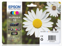 Epson T1806 Original Multipack FüR XP-225/XP-302/XP-305/XP-312/XP-315/XP-322