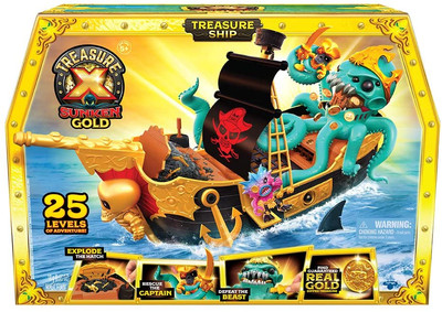 TREASURE X SHIP STATEK pirat figuren 41579