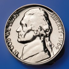 1964 Gem 5 Steps Jefferson Nickel Proof Fresh From Proof Sets FAST SHIPPING