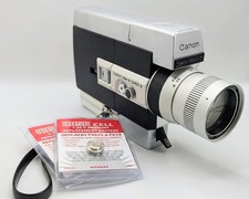 Canon Zoom 518 Super 8 Camera w/Detachable Handle - Fully Battery Tested